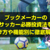 ブックメーカーのサッカー必勝投資法を賭け方や機能別に徹底解説！