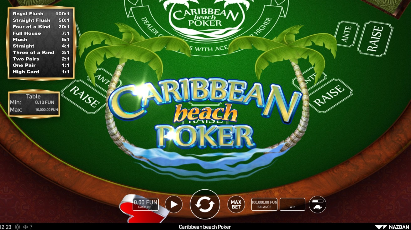 ビットカジノ_Caribbean Beach Poker