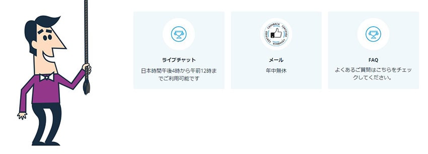 カジノシークレットの問い合わせ方法