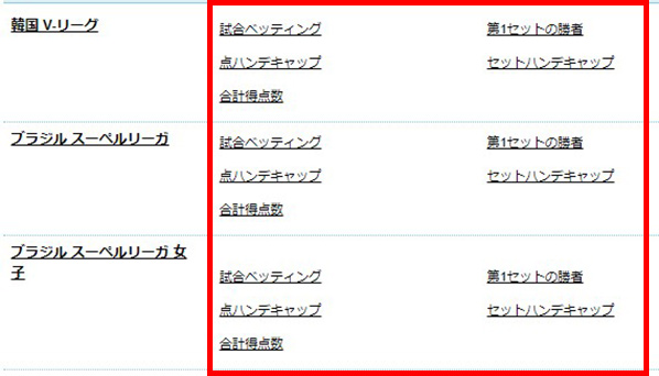 賭け方を選択する