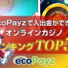 ecoPayzが使えるオンラインカジノランキング